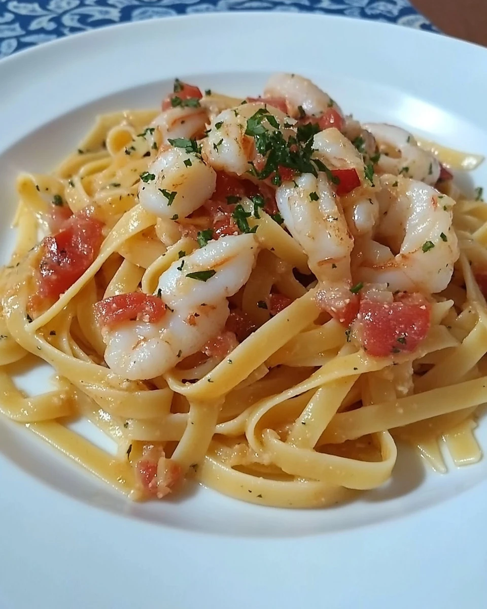 Delicious Fettuccine calamaretti served with fresh seafood