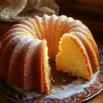 A beautifully baked torta di Madeleine with a golden crust and soft interior