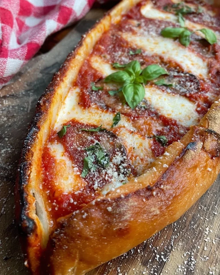 Barchetta di Pizza alla Parmigiana con mozzarella e pomodoro fresco