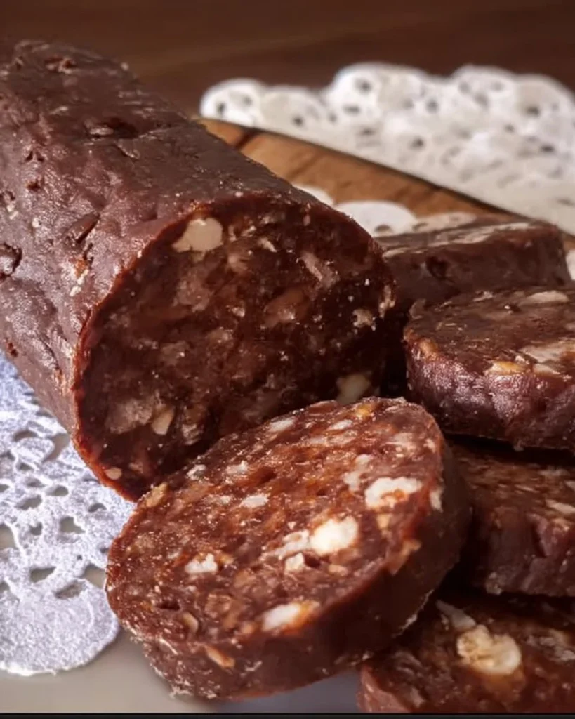 Dolce salame, un dessert italiano tradizionale con gusto unico.