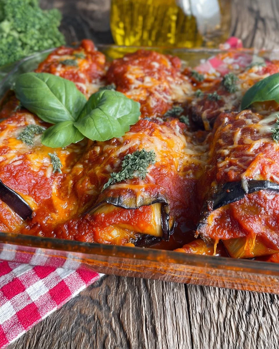 Doppiette di Melanzane servite in un piatto elegante