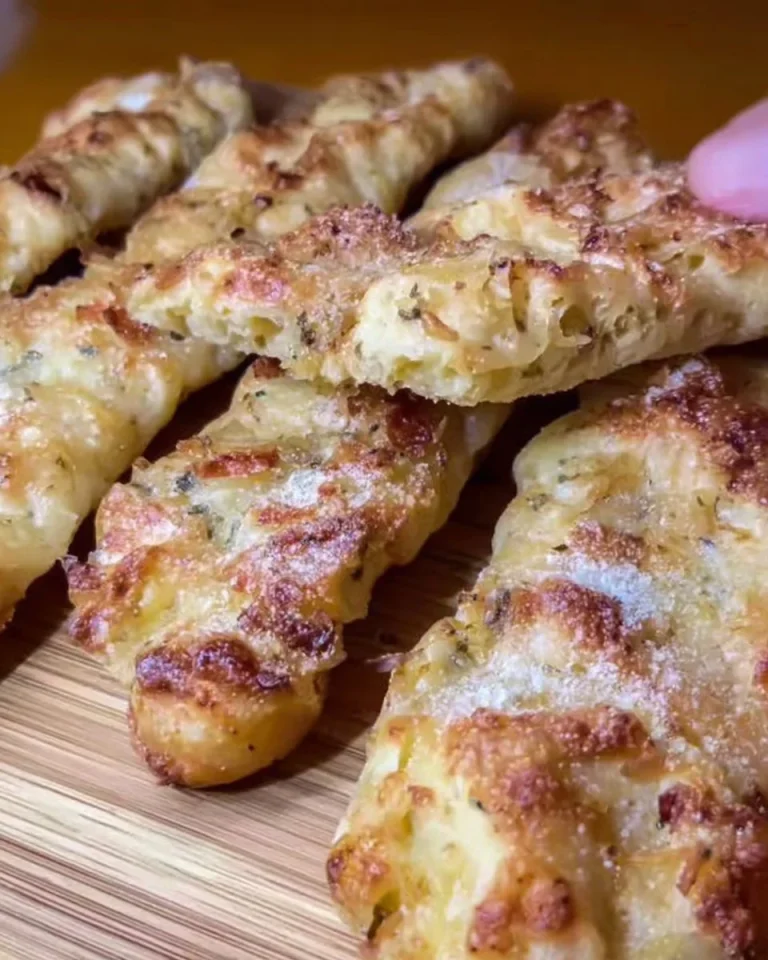 Filoncini di pane con cipolla freschi e dorati