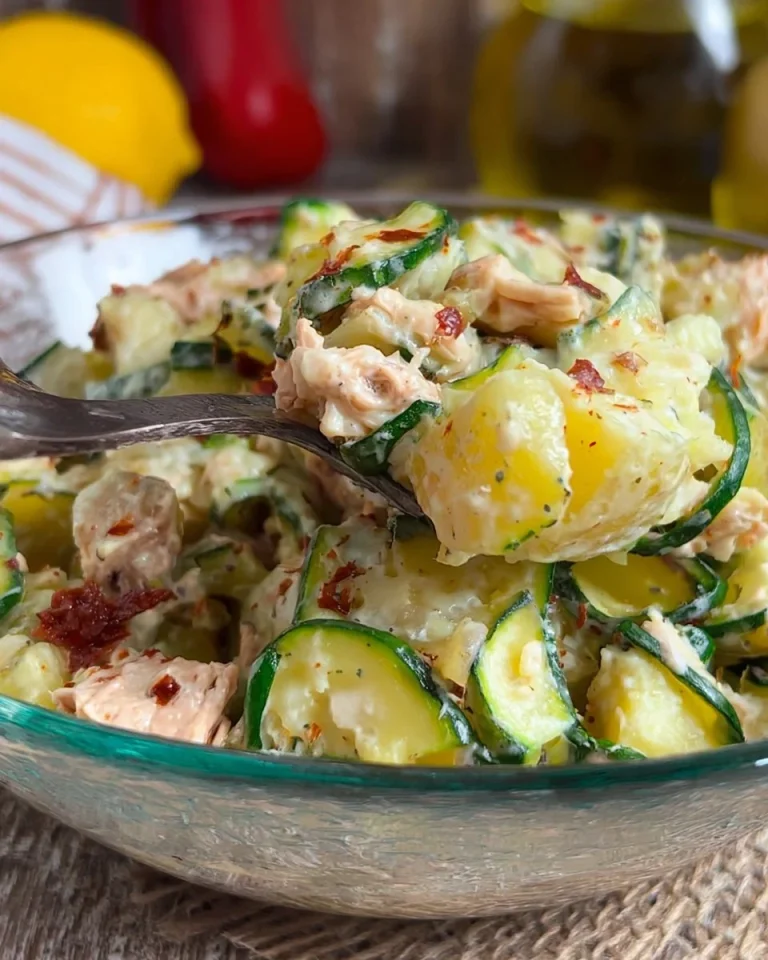 Insalata di Patate condita con erbe fresche e ingredienti colorati
