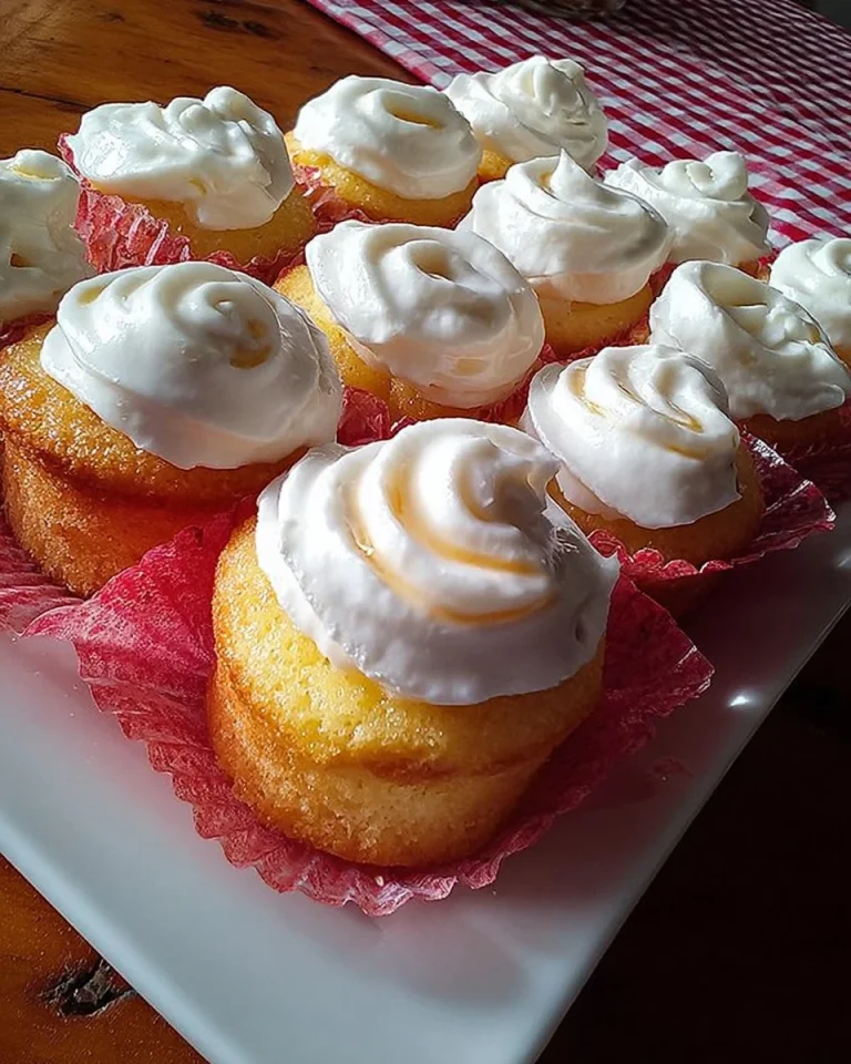 Mini pan di Spagna con bagna all'alchermes e limoncello e crema mascarpone