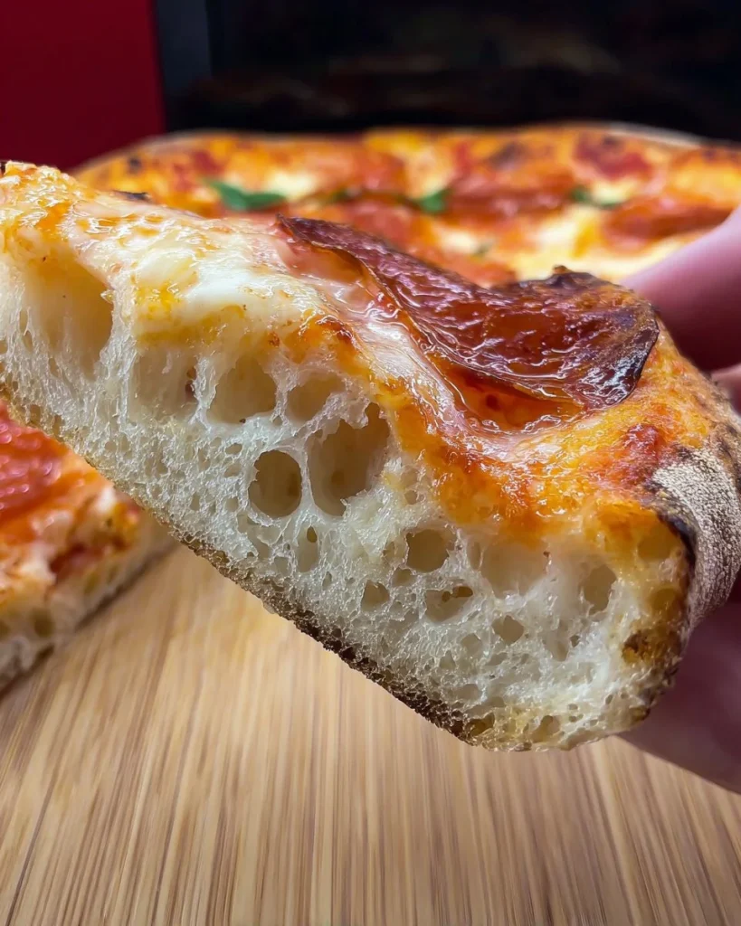 Pizza deliziosa servita in un ristorante a Ciotola