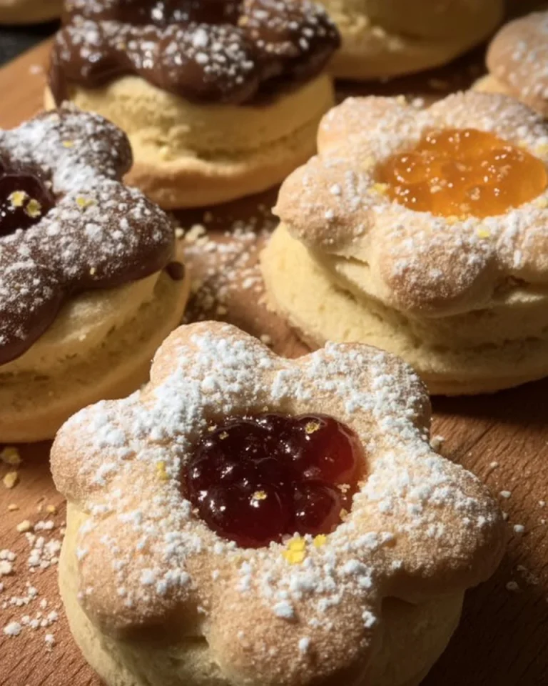Ciambelline fresche e deliziose pronte per essere degustate con un caffè.