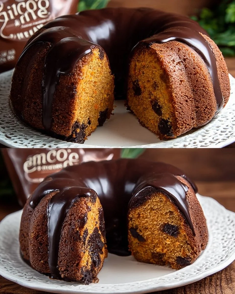 Ciambellone alle carote e cioccolato, un dolce soffice e gustoso