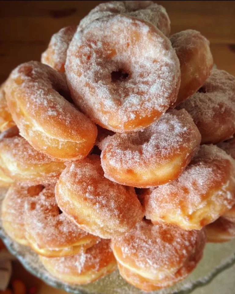 Deliziosi Frati Fritti serviti su un piatto con zucchero a velo