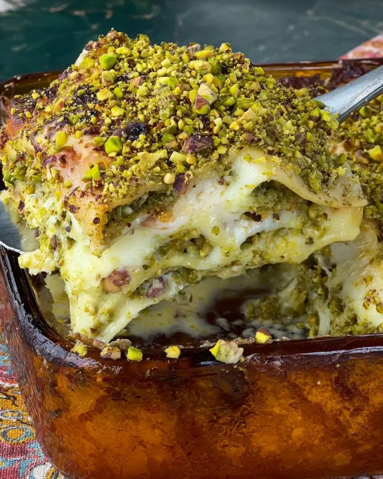 Lasagne al Pistacchio, un piatto gourmet ricco e cremoso