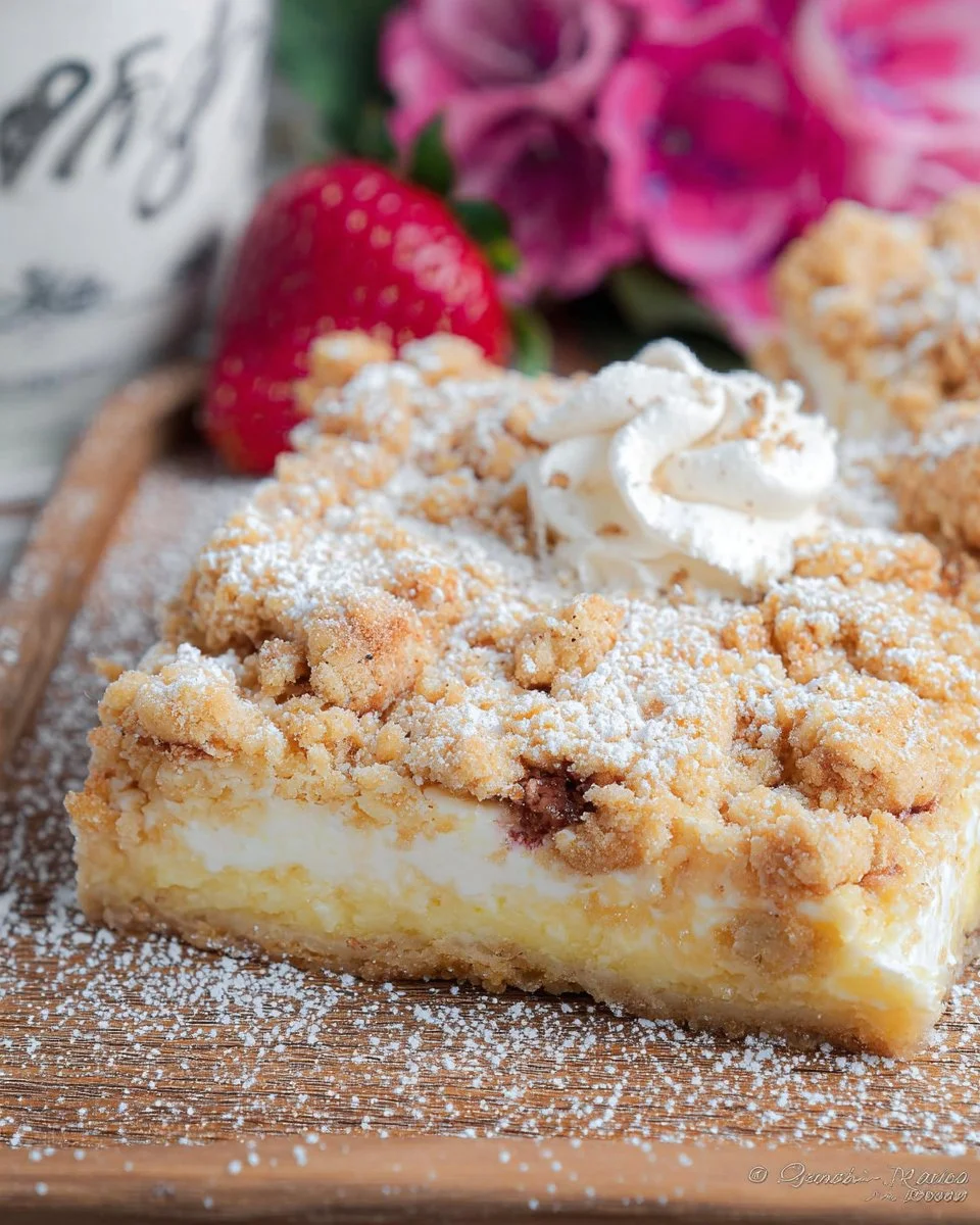 Sbriciolata allo Yogurt: dolce fresco e goloso, pronto da gustare.