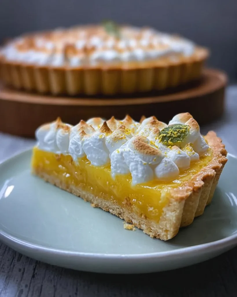 Deliziosa torta di limone fatta in casa con glassa al limone.