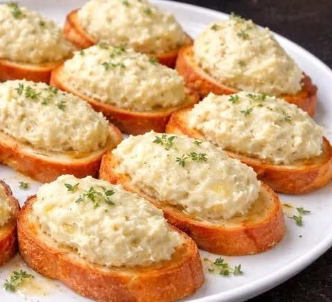 Baccalà Mantecato di Antonino Cannavacciuolo servito con crostini