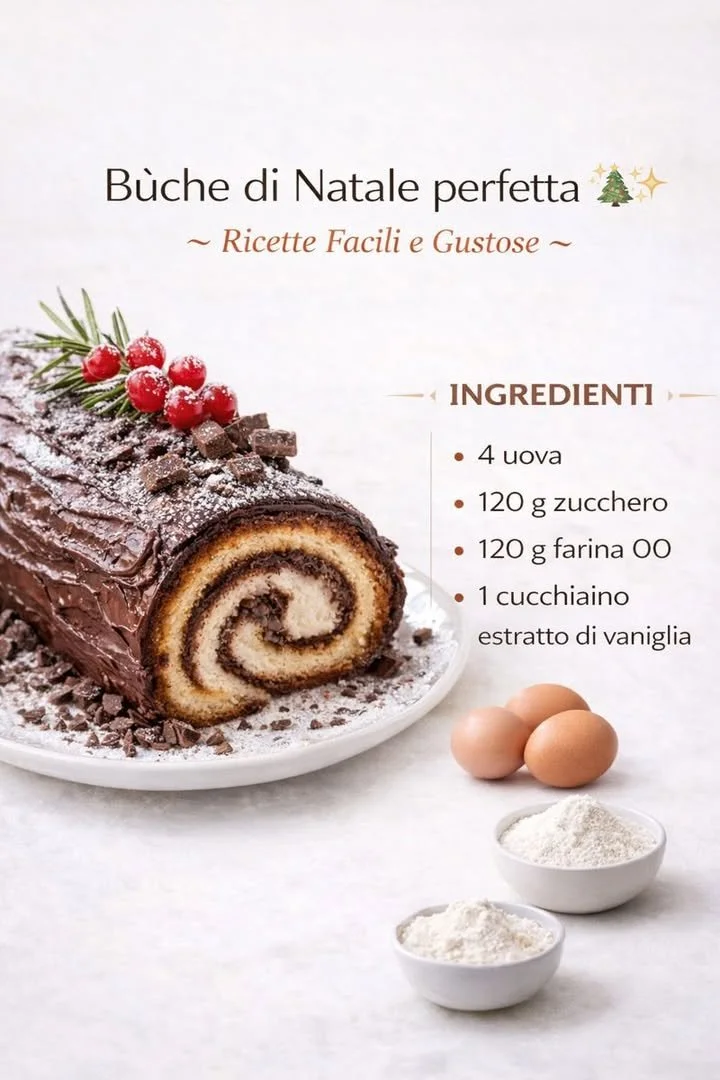 Bûche di Natale perfetta