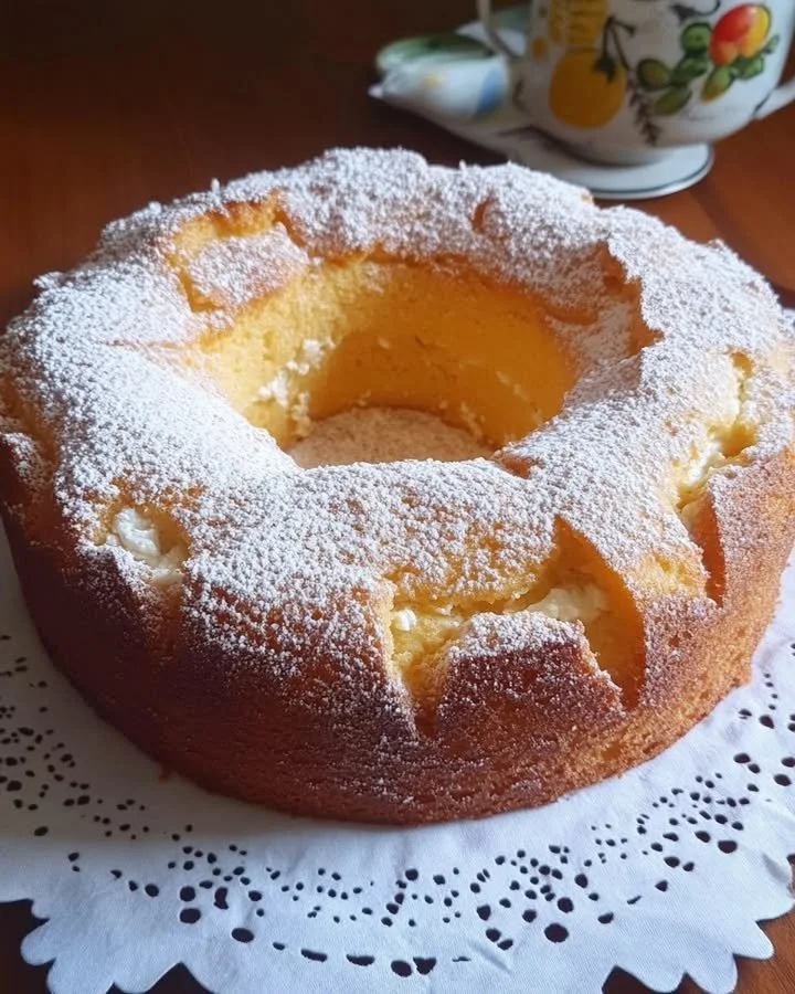 Ciambellone con Ricotta e Mele, un dolce soffice e profumato