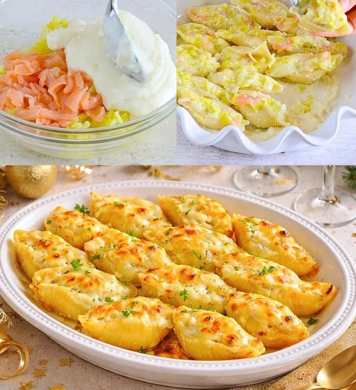Conchiglioni al Salmone