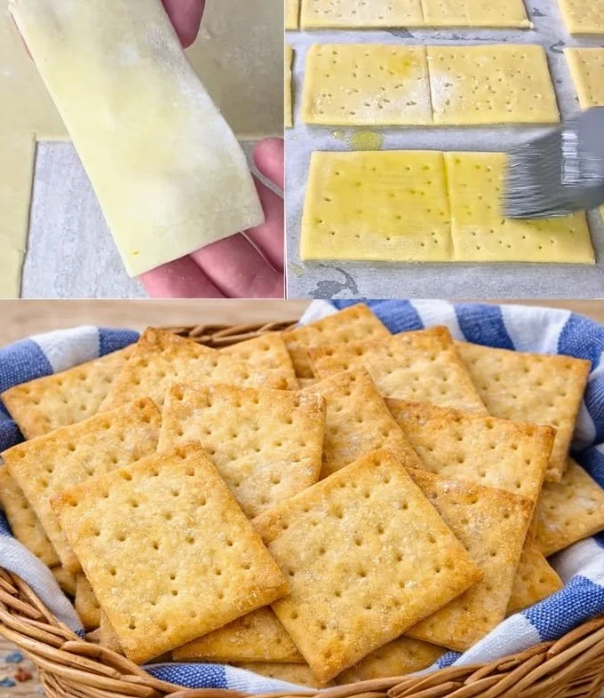 Ricetta di crackers fatti in casa croccanti e deliziosi