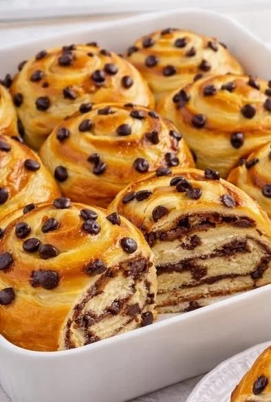 Girelle alla Nutella e Gocce di Cioccolato