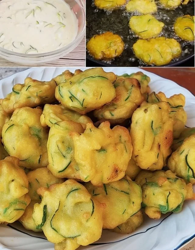 Nuvolette di zucchine preparate con ingredienti freschi e deliziosi