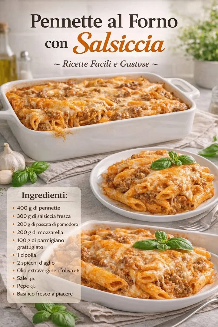 Pasta al Forno con Salsiccia