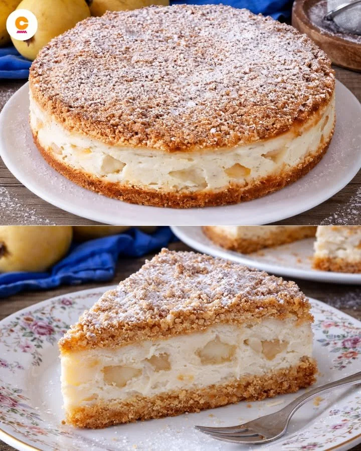 Sbriciolata Ricotta e Pere