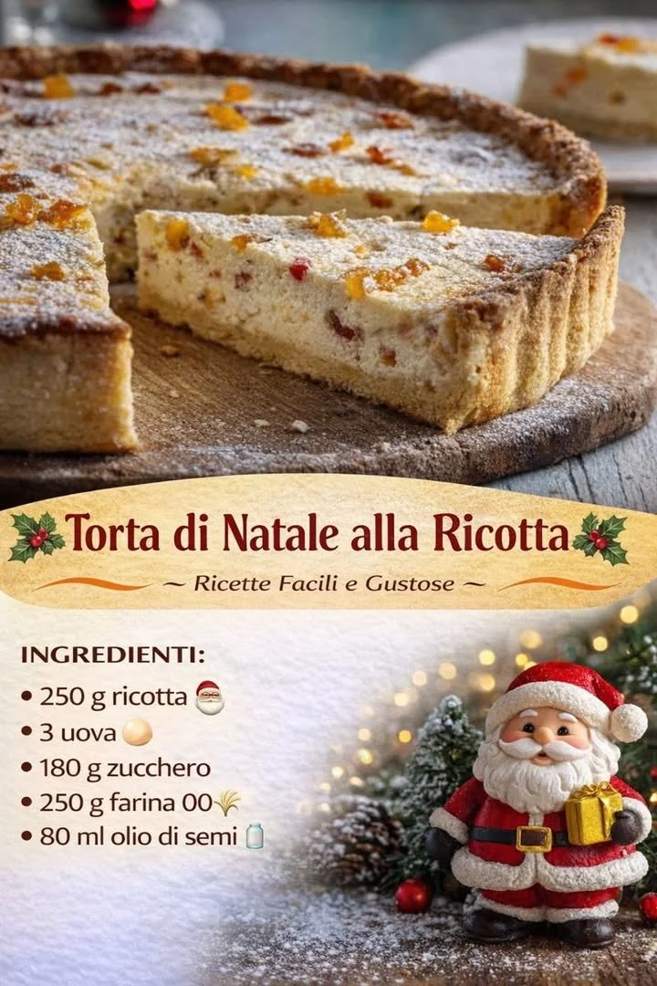 Torta di Natale alla Ricotta