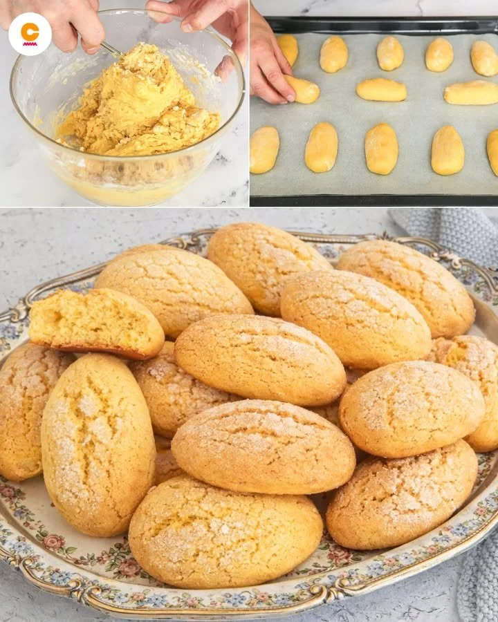 Biscotti da inzuppare serviti con una tazza di caffè