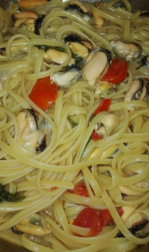 Linguine con cozze