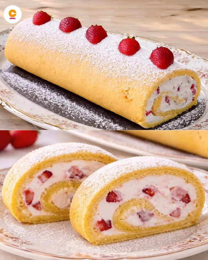 Rotolo Cremoso alle Fragole