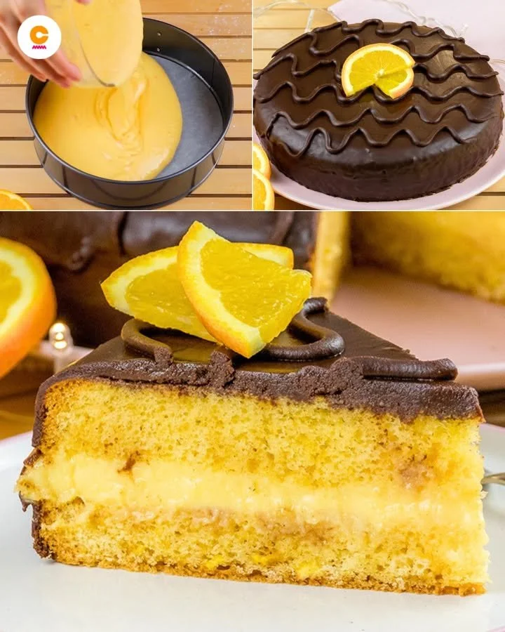 Torta all'Arancia e Cioccolato